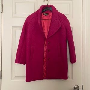 Colorful cocoon coat